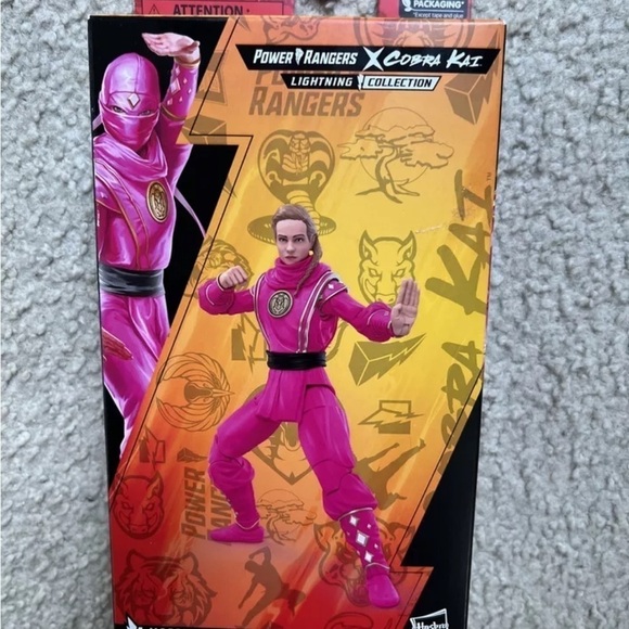 New Pink Power Rangers Cobra Kai Lightning Collection. Morphed Samantha Larusso - Picture 1 of 2